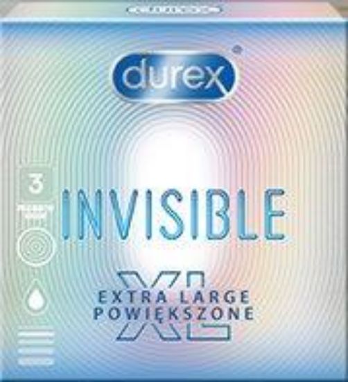 Picture of DUREX prezervatīvi Invisible XL 3