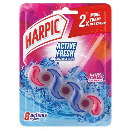 Picture of HARPIC Fresh Power Tropical Blossom tualetes bloks 35g