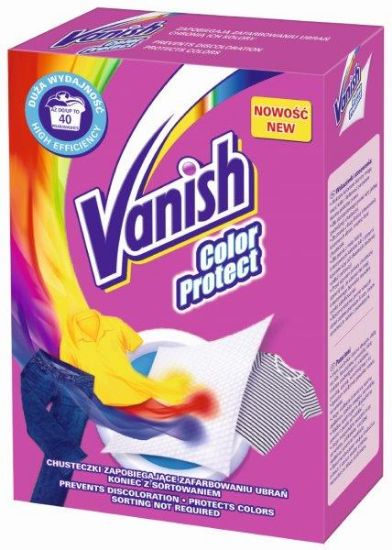 Picture of VANISH Colour Protect salvetes 10gab