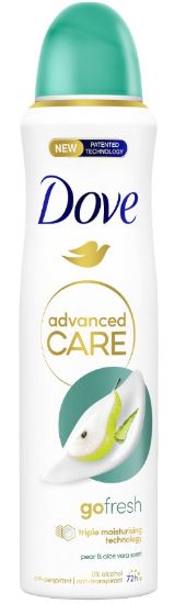 Picture of DOVE Advanced Care PEAR&ALOE VERA spray dezodorants, 150ml
