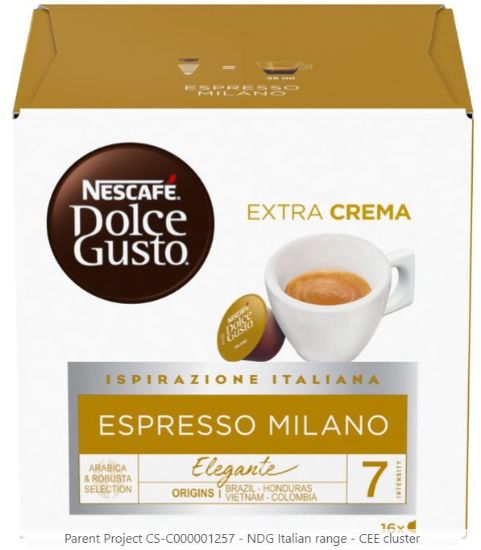 Picture of NESCAFE Dolce Gusto kafija Espresso Milano 99,2g