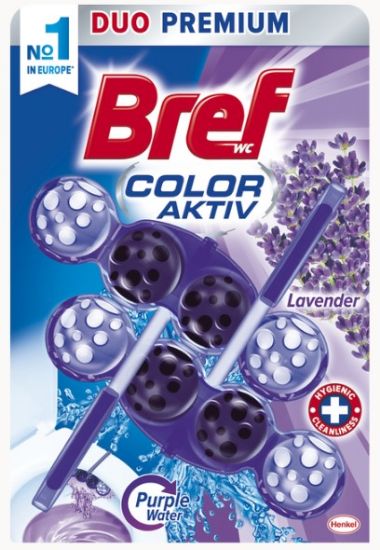 Picture of BREF color aktiv lavander tualetes bloks,2*50g
