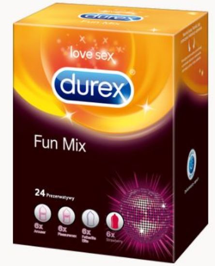 Picture of DUREX prezervatīvi Fun Mix N24