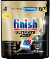 Attēls FINISH Ultimate Plus trauku mazgāšanas automātiem 36gab