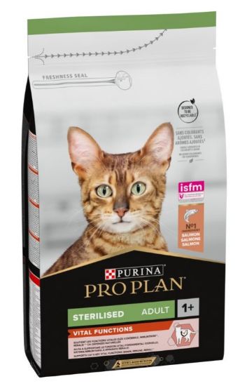 Picture of PRO PLAN STERILISED VITAL FUNCTIONS sausā barība kaķiem bagātināta ar lasi 1,5kg