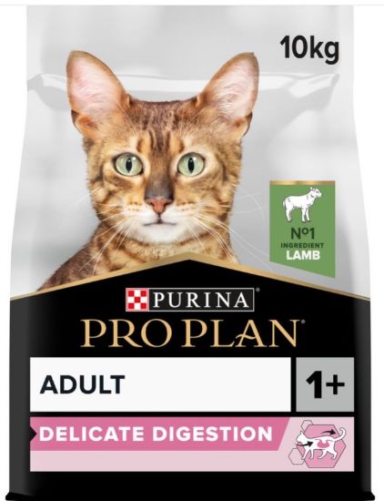 Picture of PRO PLAN DELICATE DIGESTION sausā barība kaķiem bagātināta ar jēra gaļu 10kg
