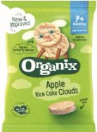 Attēls ORGANIX Rīsu galetes ar ābolu garšu, 40g
