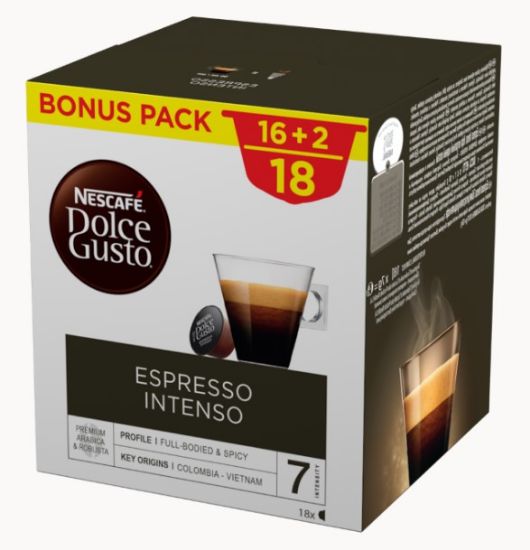 Picture of NESCAFE Dolce Gusto kafija Espresso Intenso (16+2) 126g