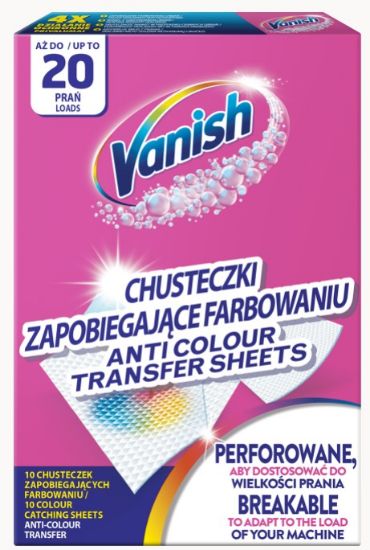 Picture of VANISH Colour Protect salvetes 20gab