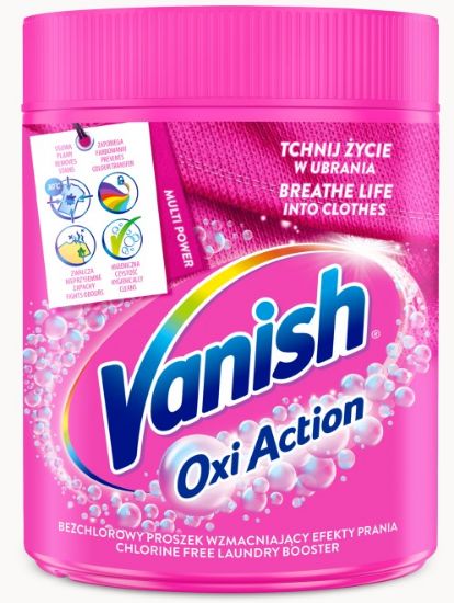 Picture of VANISH OXI ACTION Pink traipu tīrīšanas pulveris 470g