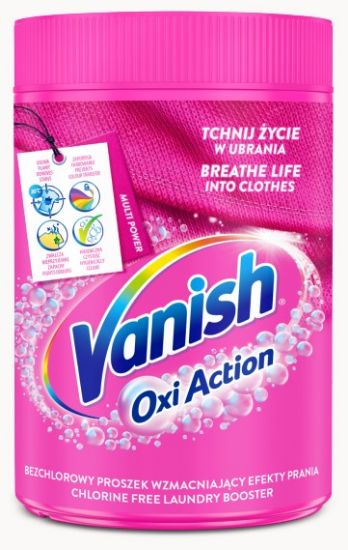 Picture of VANISH OXI ACTION Pink traipu tīrīšanas pulveris 625g