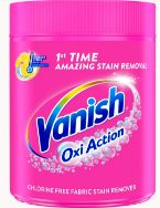 Attēls VANISH Oxi Action pink traipu tīrīšanas pulveris 500g