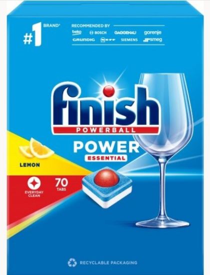 Picture of FINISH Power Lemon tabletes trauku mazgāšanas automātiem 70gb