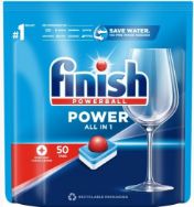 Attēls FINISH Power tabletes trauku mazgāšanas automātiem 50gab