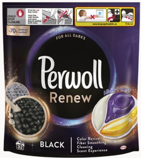 Picture of PERWOLL Black veļas mazgāšanas kapsulas doy-pack,(32MR)
