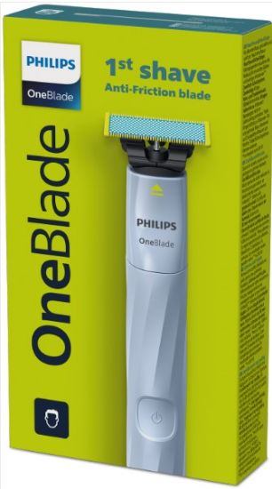 Picture of PHILIPS skuveklis + 1 asmenis (face) OneBlade 1st Shave QP1324/20