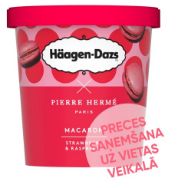 Attēls HAAGEN-DAZS Macaron zemeņu, aveņu saldējums, 420ml
