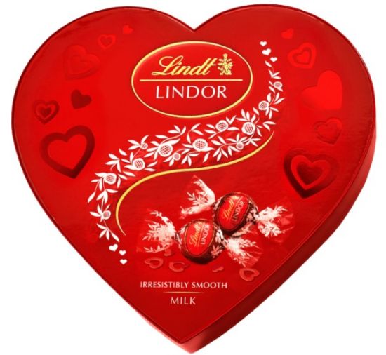 Picture of LINDT Lindor Heart piena šokolādes konfekšu kaste, 200g