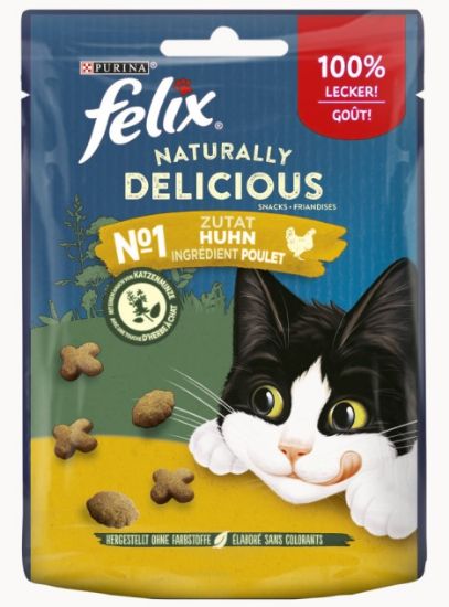 Picture of FELIX NATURALLY DELICIOUS gardums kaķiem (vista/kaķumētra) 50g