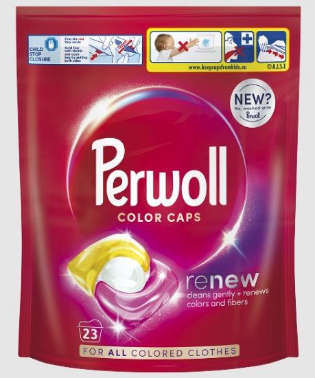 Picture of PERWOLL veļas mazgāšanas kapsulas Color, 23gb