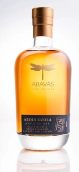 Picture of ABAVAS Ābols ozolā, izturēts franču ozolkoka mucā 0.7l, 42%