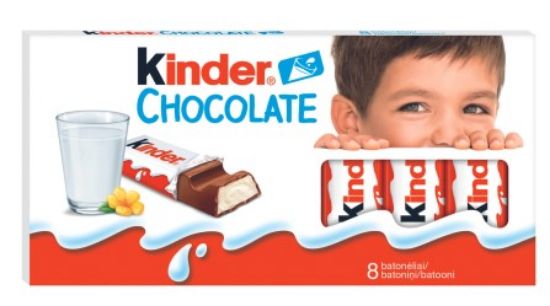 Picture of KINDER CHOCOLATE piena šokolāde bērniem, 100g