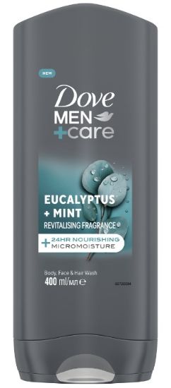 Picture of DOVE MEN+Care dušas želeja Eucalyptus + Mint, 400ml