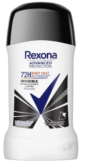 Picture of REXONA Invisible on Black&White stick dezodorants, 50ml