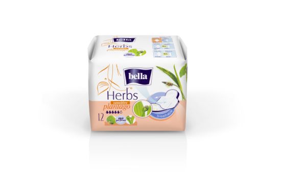 Picture of BELLA Herbs Sensitive Plantago higiēnas paketes, 12gb