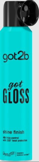 Picture of GOT2B Gloss Shine Finish izsm. līdzek. matu mirdzumam, 200ml