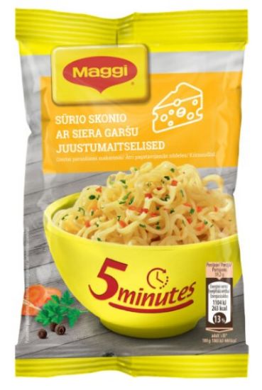 Picture of MAGGI ātri pagatavojamās nūdeles ar siera garšu 59.2g