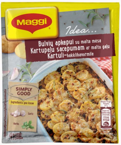 Picture of MAGGI Idea garšviela Kartupeļu sacepumam ar malto gaļu, 42g