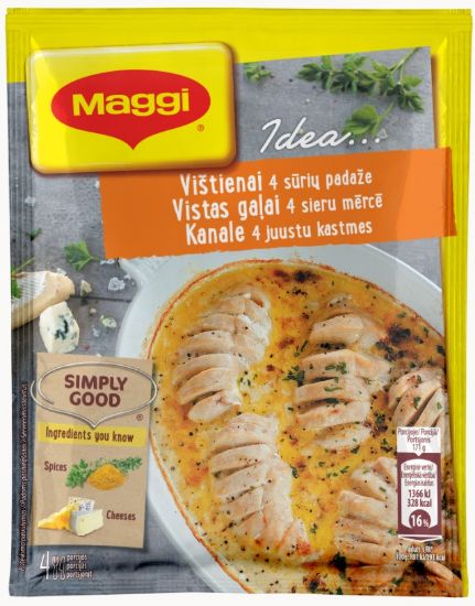 Picture of MAGGI Idea garšviela Vistas gaļai 4 sieru, 32g