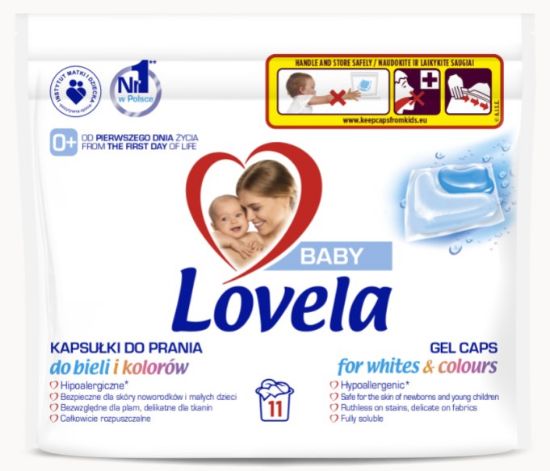 Picture of LOVELA Baby gēla kapsulas veļas mazgāšanai, 11gab