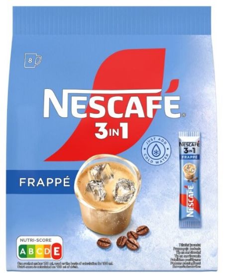 Picture of NESCAFE Frappe 3in1 šķīstošās kafijas dzēriens (8x15g) 120g