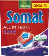 Attēls SOMAT All in 1 Extra tabletes trauku mazg. mašīnām, 85gb