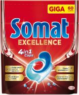 Attēls SOMAT Excellence 4in1 tabletes trauku mazg. mašīnām, 60gb