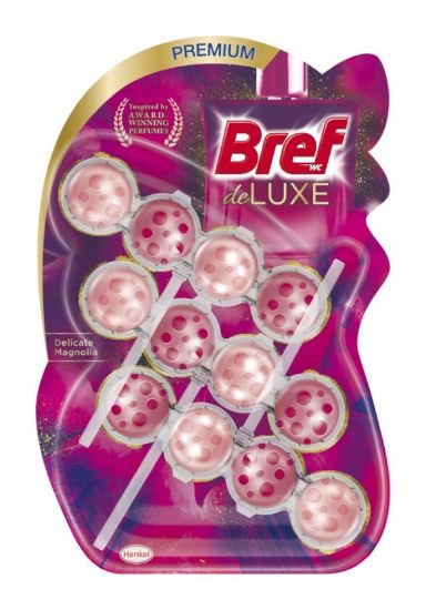 Picture of BREF DeLuxe Delicate Magnolia tualetes bloks, 3x50g