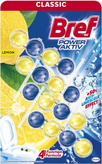 Picture of BREF Power Aktiv Lemon tualetes bloks, 4x50g