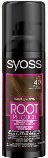 Picture of SYOSS Color Root Retoucher tonējošs izsmidzināms līdzeklis-tumši brūns,120ml