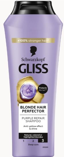 Picture of GLISS šampūns Blond Perfector, 250ml