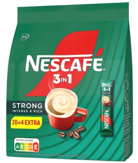 Picture of NESCAFE Strong 3in1 šķīstošā kafija (20+4x16g), 384g