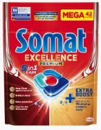 Attēls SOMAT Excellence Premium 5in1 Tabletes trauku mazgājamām mašīnām, 42gab