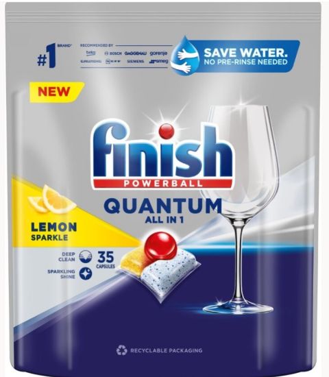 Picture of FINISH Quantum Lemon tabletes trauku mazgāšanas automātiem 35gab