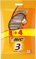 Attēls BIC 3 SENSITIVE vienreizējie skuvekļi vīriešiem 8+4gab