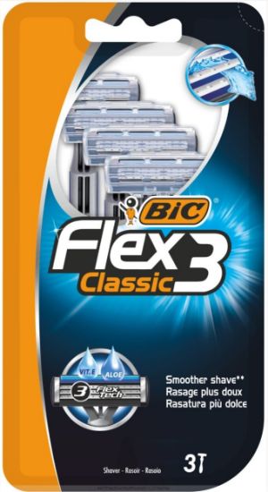 Picture of BIC FLEX3 CLASSIC vienreizējie skuvekļi vīriešiem 3gab