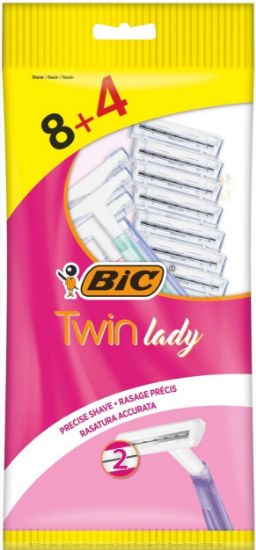 Picture of BIC TWIN LADY vienreizējie skuvekļi sievietēm 8+4gab