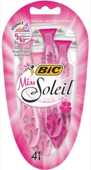 Picture of BIC MISS SOLEIL vienreizējie skuvekļi sievietēm 4gab