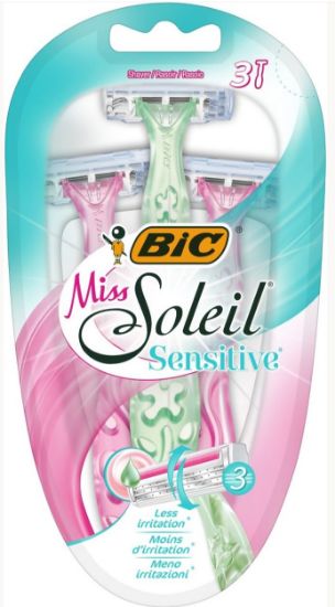 Picture of BIC MISS SOLEIL SENSITIVE vienreizējie skuvekļi sievietēm 3gab