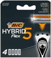Attēls BIC Hybrid 5 Flex maiņas asmeņi 4gab